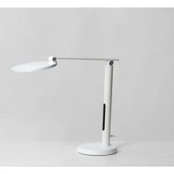 Clearance Työpöytävalaisin kirkasvalolla Oslo 60cm 16W USB valkoinen Kirkasvalolamput