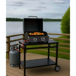 Työskentelytaso grillille , musta*Easy Cooking Online