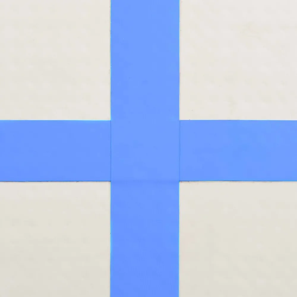 Täytettävä voimistelumatto pumpulla 300x100x15cm PVC sininen*FinePRICE