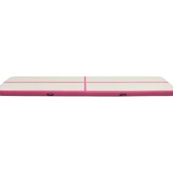 Täytettävä voimistelumatto pumpulla 600x100x15 cm PVC pinkki*FinePRICE Hot