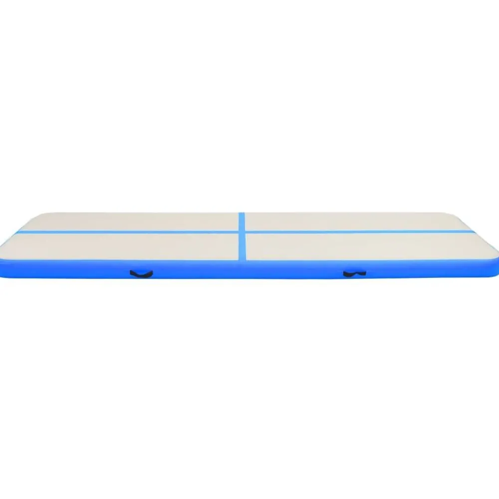 Täytettävä voimistelumatto pumpulla 700x100x15cm PVC sininen*FinePRICE