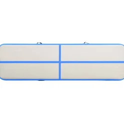 Täytettävä voimistelumatto pumpulla 700x100x15cm PVC sininen*FinePRICE