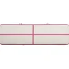 Täytettävä voimistelumatto pumpulla 800x100x15 cm PVC pinkki*FinePRICE New