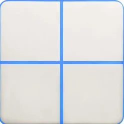 Täytettävä voimistelumatto pumpulla 200x200x15cm PVC sininen*FinePRICE Sale