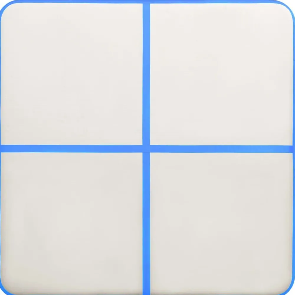 Täytettävä voimistelumatto pumpulla 200x200x15cm PVC sininen*FinePRICE Sale