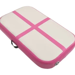 Täytettävä voimistelumatto pumpulla 60x100x20 cm PVC pinkki*FinePRICE Hot