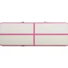 Täytettävä voimistelumatto pumpulla 500x100x20 cm PVC pinkki*FinePRICE Hot