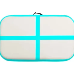 Hot Täytettävä voimistelumatto pumpulla 60x100x20 cm PVC vihreä Airtrack Ilmavolttipatjat
