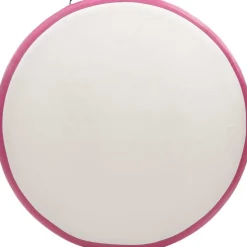 Discount Täytettävä voimistelumatto pumpulla 100x100x15 cm PVC pinkki Airtrack Ilmavolttipatjat|Kehonhuolto