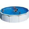 Uima-allaspaketti 120 pyöreä Ø550 cm valkoinen*Swim & Fun New