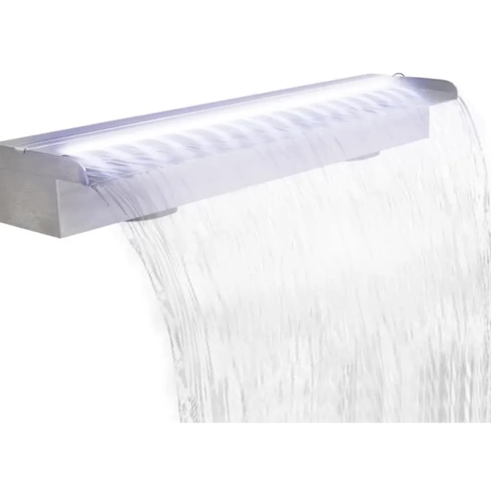 Uima-altaan suihkulähde led:llä ruostumaton teräs 90cm*FinePRICE