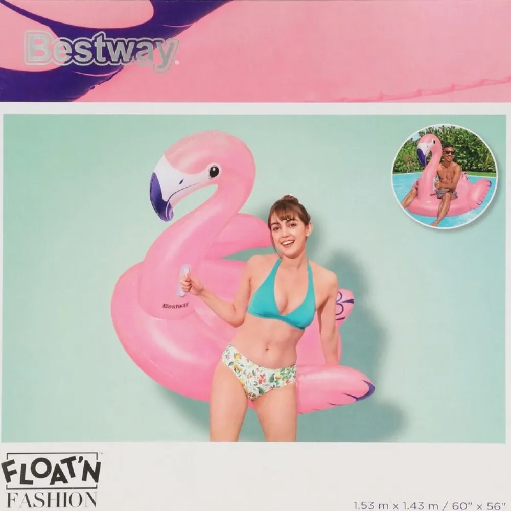 Uimalautta Luxury Flamingo, 153x143cm*Bestway Online