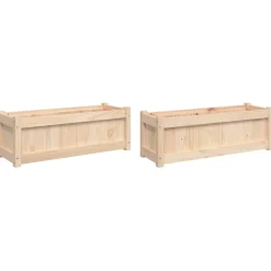 Ulkokukkalaatikot, mänty, 2 kpl*FinePRICE New