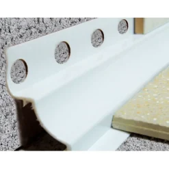 Ulkokulmapala sisäkulmalistaan pvc e-210, 10mm, valkoinen*Euroshrink Clearance