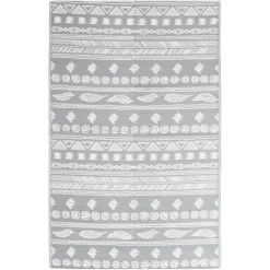 Discount Ulkomatto harmaa 190x290 cm PP (16973) Terassimatot