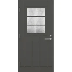 Online Ulko-ovi 6R Extra 9- karmi 115 mm RR23 tummanharmaa Ulko-Ovet