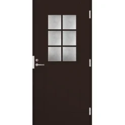 Ulko-ovi 6R Extra 9-10x21 karmi 115 mm RR32 tummanruskea*Oulux Sale