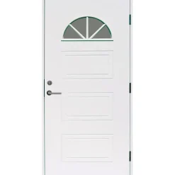 Ulko-ovi Kaari 9-10x21 karmi 115 mm valkoinen Ulko-Ovet