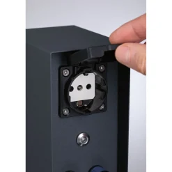Ulkopistorasiapylväs hämärätunnistimella Plug & Shine Rio, IP44, antrasiitti*Paulmann New