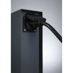 Ulkopistorasiapylväs hämärätunnistimella Plug & Shine Rio, IP44, antrasiitti*Paulmann New