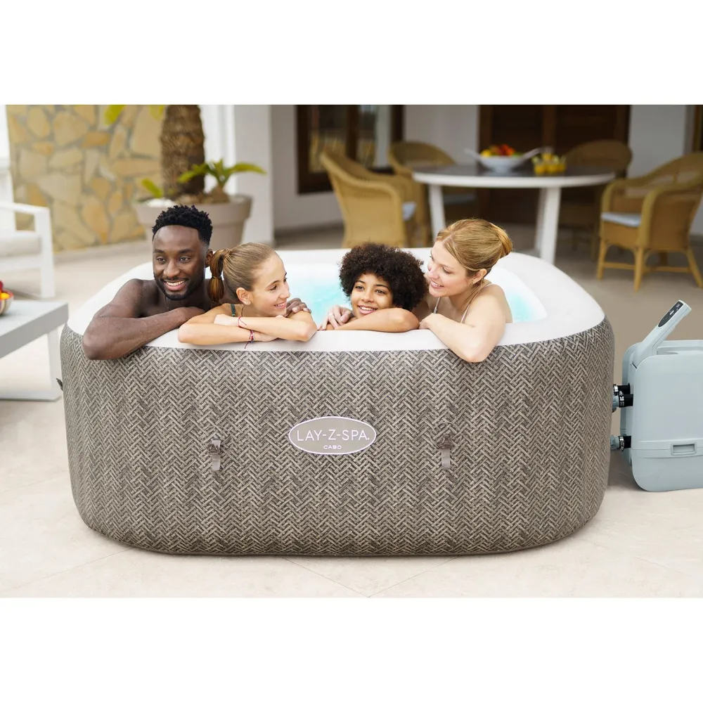 Best Ulkoporeallas Lay-Z-Spa Cabo Smart Hydrojet 6, 4-6 henkilöä, 144 suutinta Ulkoporealtaat