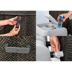 Best Ulkoporeallas Lay-Z-Spa Cabo Smart Hydrojet 6, 4-6 henkilöä, 144 suutinta Ulkoporealtaat