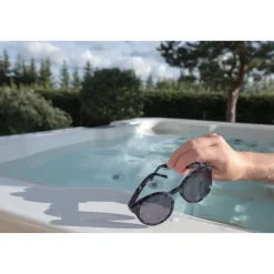 Outlet Ulkoporeallas Comfort Garden Stella, 6 hlöä, 52 suutinta, harmaa/vaalea marmori Ulkoporealtaat