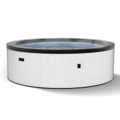 Ulkoporeallas Tahoe, 4 hlöä, 70 suutinta, WiFi, pyöreä, koottava, valkoinen*Wave Spa New