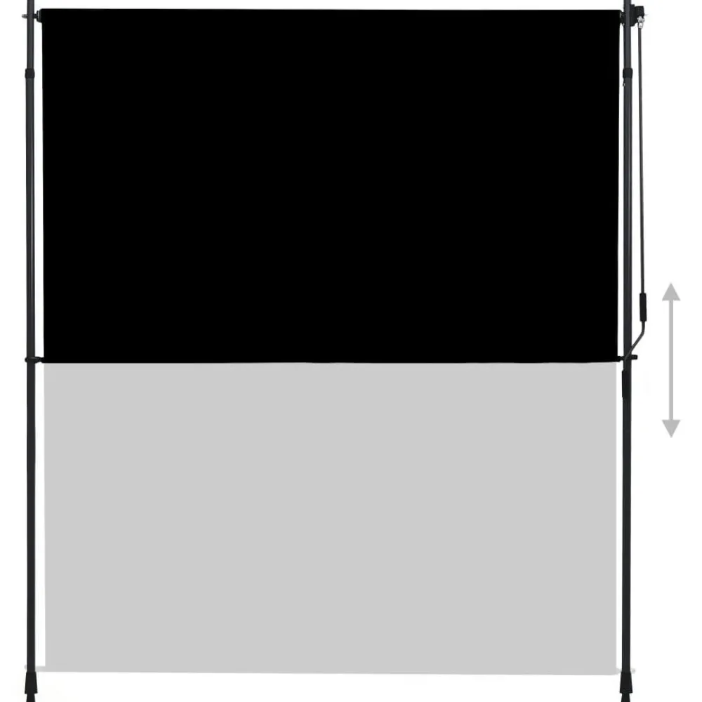 New Ulkorullaverho 200x270 cm antrasiitti Verhot