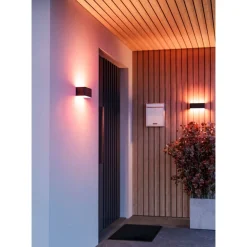 Sale Ulkoseinävalaisin Connect.z Sania-Z, RGB CCT, IP55, ylös/alas Älyvalaisimet Ulos