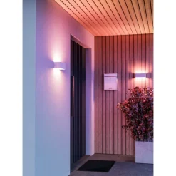Sale Ulkoseinävalaisin Connect.z Sania-Z, RGB CCT, IP55, ylös/alas Älyvalaisimet Ulos