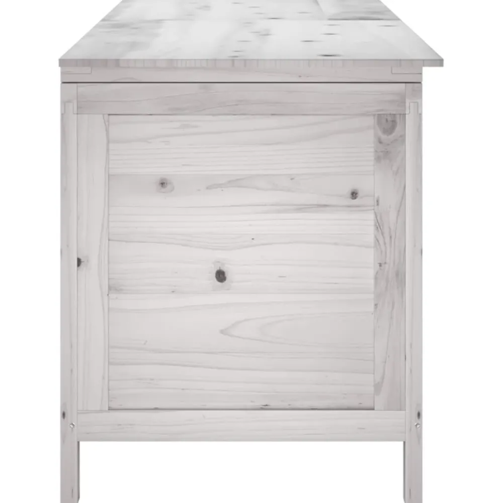 Discount Ulkosäilytyslaatikko valkoinen 150x50x56,5 cm, kuusi Säilytyslaatikot Ulos