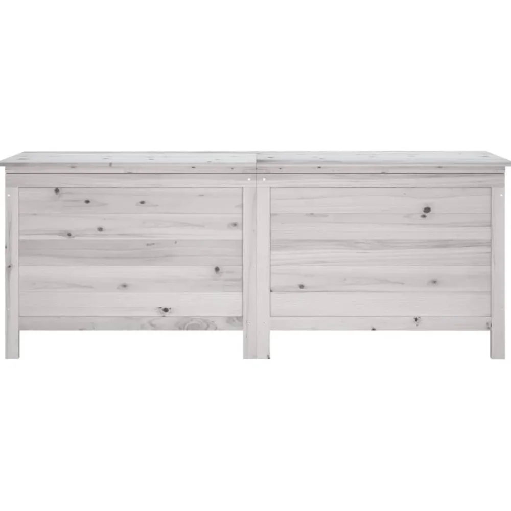 Discount Ulkosäilytyslaatikko valkoinen 150x50x56,5 cm, kuusi Säilytyslaatikot Ulos
