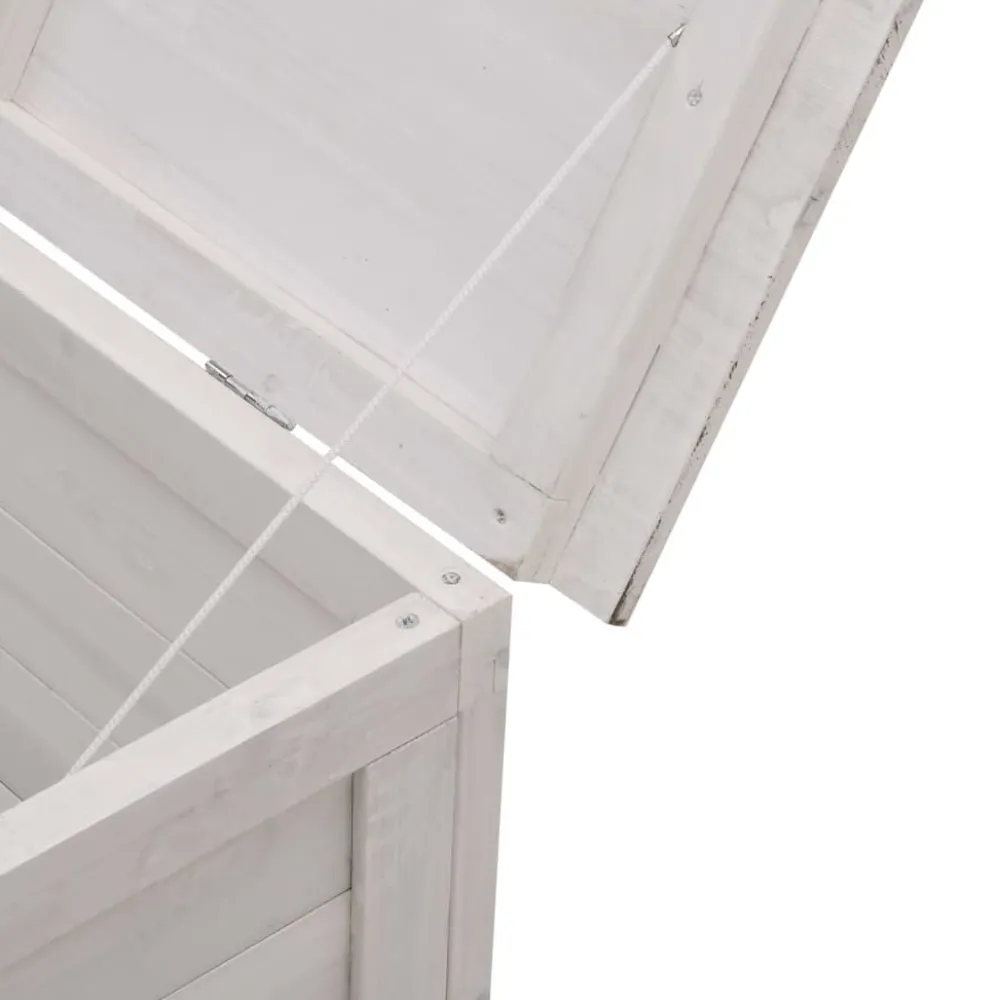 Discount Ulkosäilytyslaatikko valkoinen 150x50x56,5 cm, kuusi Säilytyslaatikot Ulos