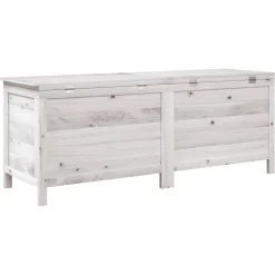 Discount Ulkosäilytyslaatikko valkoinen 150x50x56,5 cm, kuusi Säilytyslaatikot Ulos