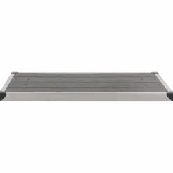 Ulkosuihkualusta WPC ruostumaton teräs 110x62 cm harmaa*FinePRICE Best