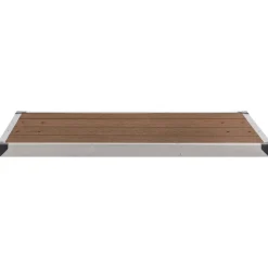 Discount Ulkosuihkualusta WPC ruostumaton teräs 110x62 cm ruskea Suihkualtaat
