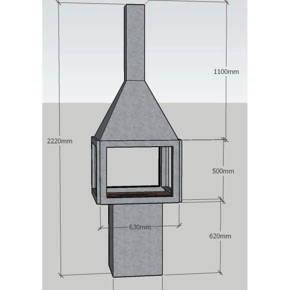 Discount Ulkotakka Puosi 40S 2220x630 mm musta Pihagrillit|Pihatakat