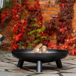 Clearance Ulkotulisija CookKing Bali, Ø60cm, teräs, musta Pihatakat