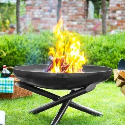 Ulkotulisija CookKing Indiana, Ø60cm, teräs, musta*Gop Outlet