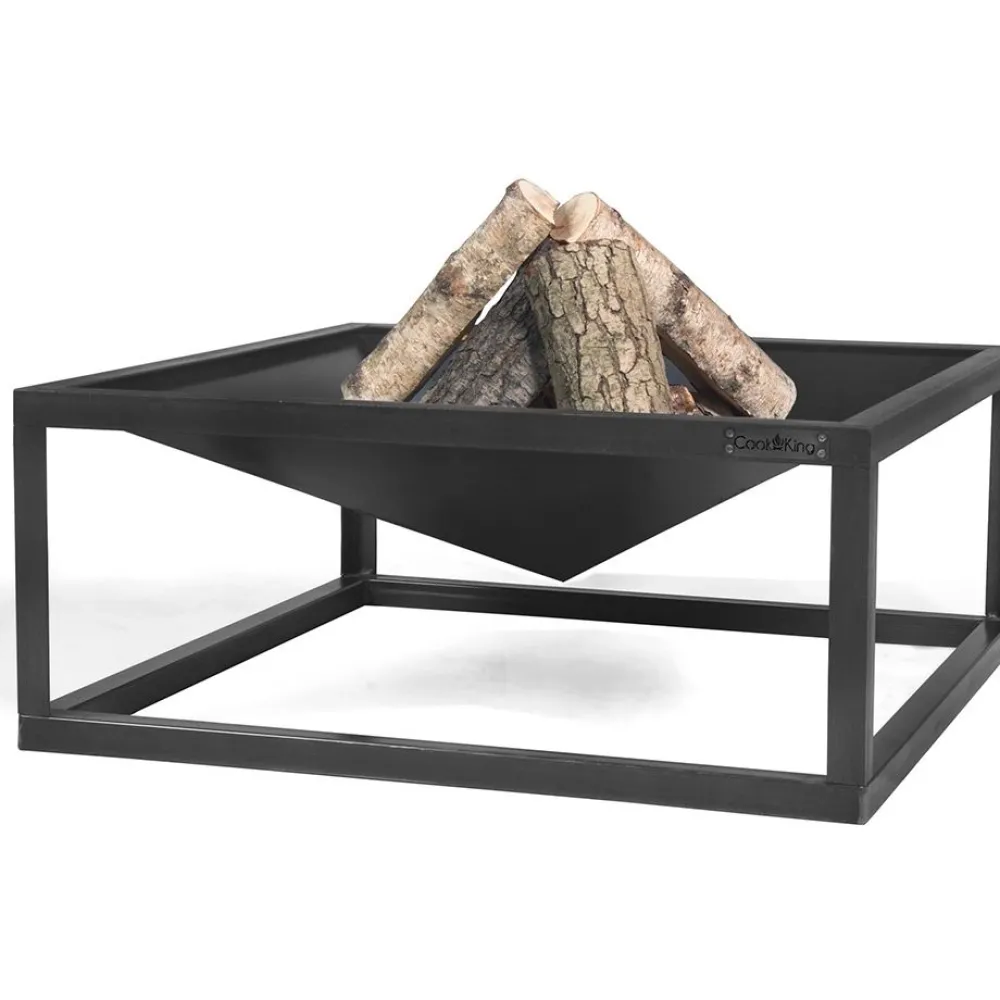 Ulkotulisija CookKing Kantikas, 70x70 cm, teräs, musta*Gop Hot