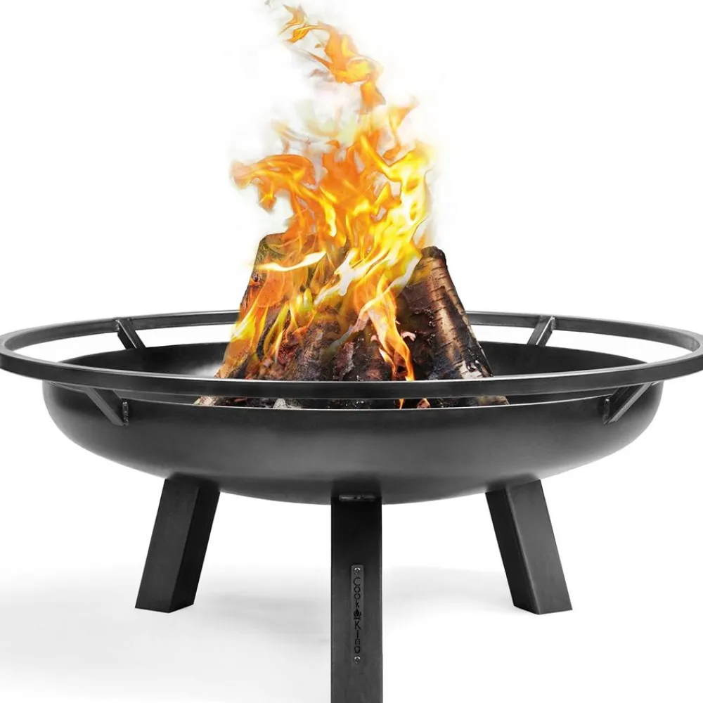 Ulkotulisija CookKing Porto, Ø60cm, teräs, musta Pihatakat