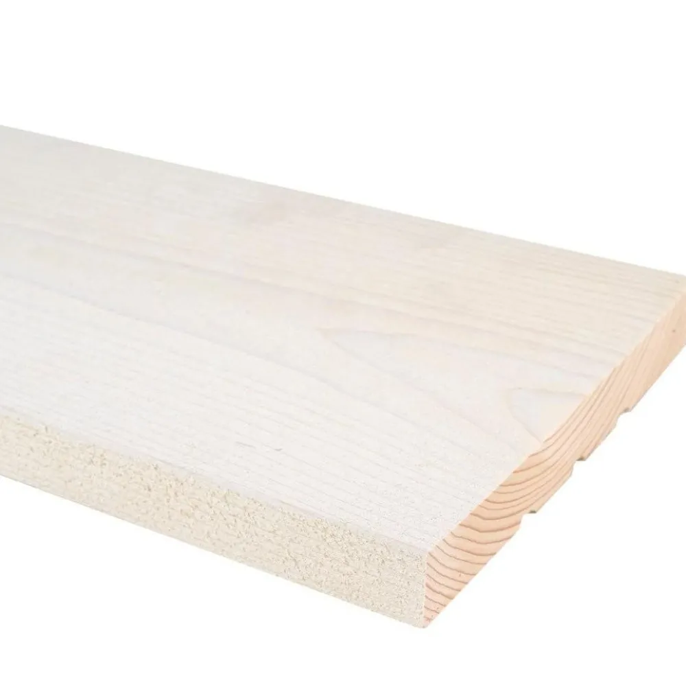 Ulkoverhouslauta , pohjamaalattu, valkoinen, eri vaihtoehtoja*JR-Wood Best