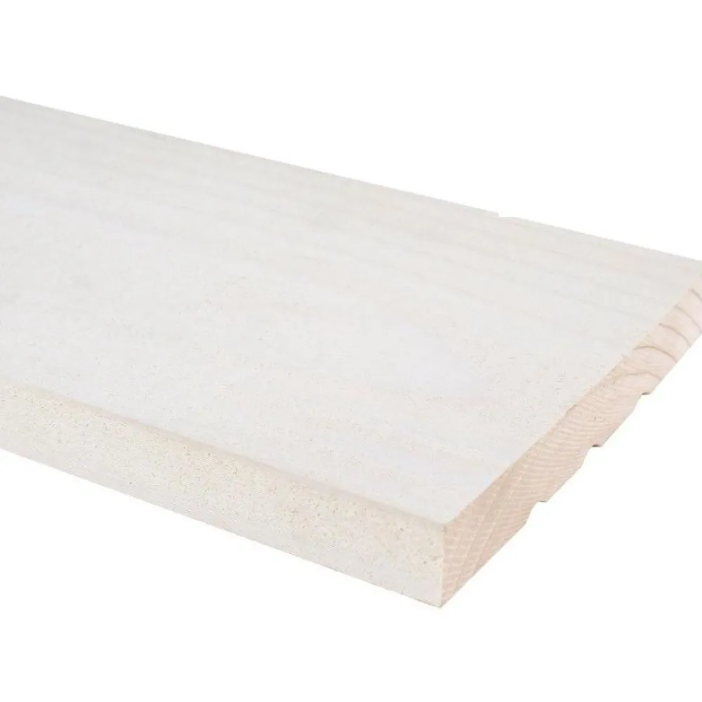 Ulkoverhouslauta , pohjamaalattu, valkoinen, eri vaihtoehtoja*JR-Wood Best