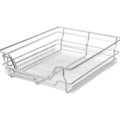 Ulosvedettävä ritilälaatikot 2 kpl 500mm hopea*FinePRICE Hot