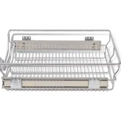 Ulosvedettävä ritilälaatikot 2 kpl 500mm hopea*FinePRICE Hot
