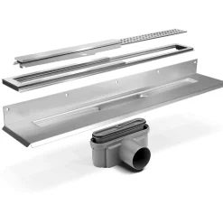 Hot Linjalattiakaivo Valmispaketti ClassicLine 800 mm Lattiakaivot