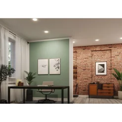 Upotettava LED-paneeli VariFit Veluna Edge, IP44, Ø12cm, 8.5W, 3000K, valkoinen Led-Paneelit