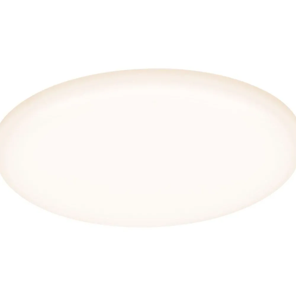 Outlet Upotettava LED-paneeli Veluna, IP44, Ø12.5cm, 8.5W, 3000K, satiini Led-Paneelit