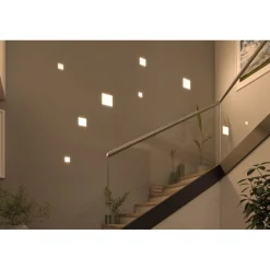 New Upotettava LED-paneeli Veluna, IP44, 12.5x12.5cm, 8.5W, 4000K, satiini Led-Paneelit